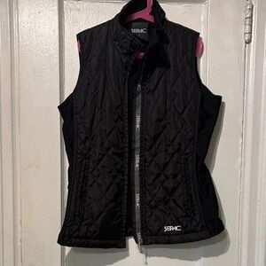 Serac Women's Black Quilted Vest